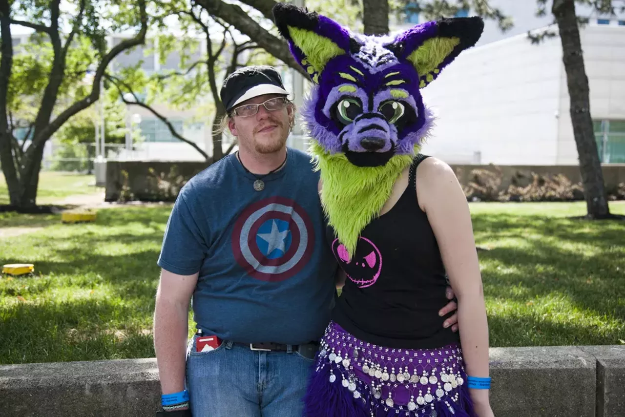 Image: All of the beautiful people we saw at Motor City Pride