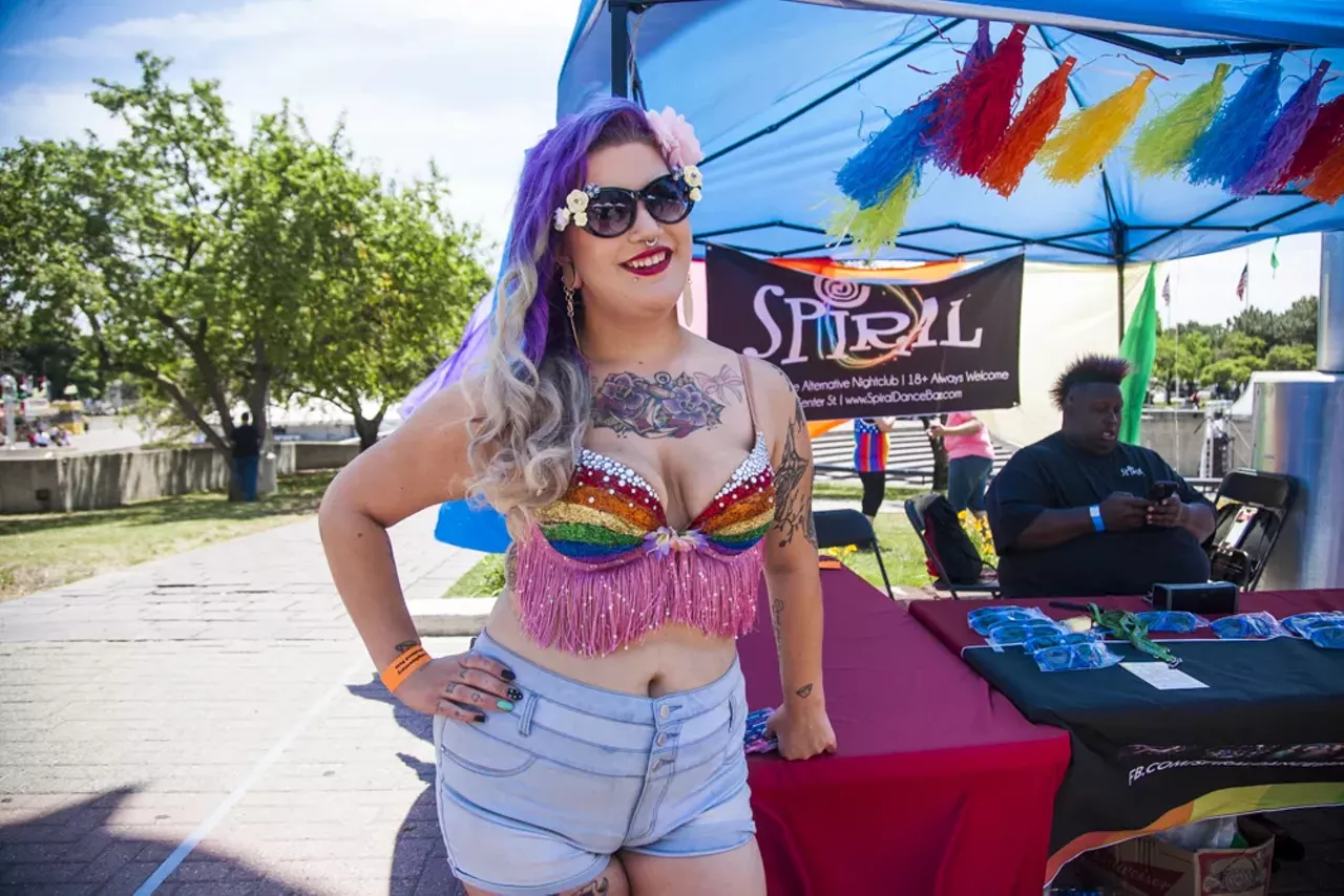 Image: All of the beautiful people we saw at Motor City Pride