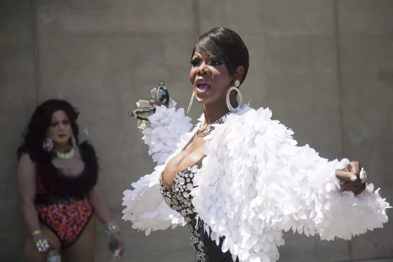 Image: All of the beautiful people we saw at Motor City Pride