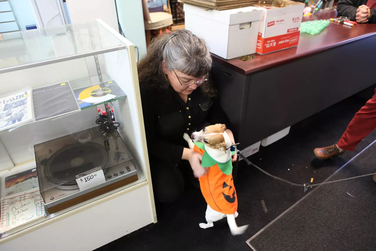 Image: All the adorable dogs we saw at Stormy Records Halloween costume contest
