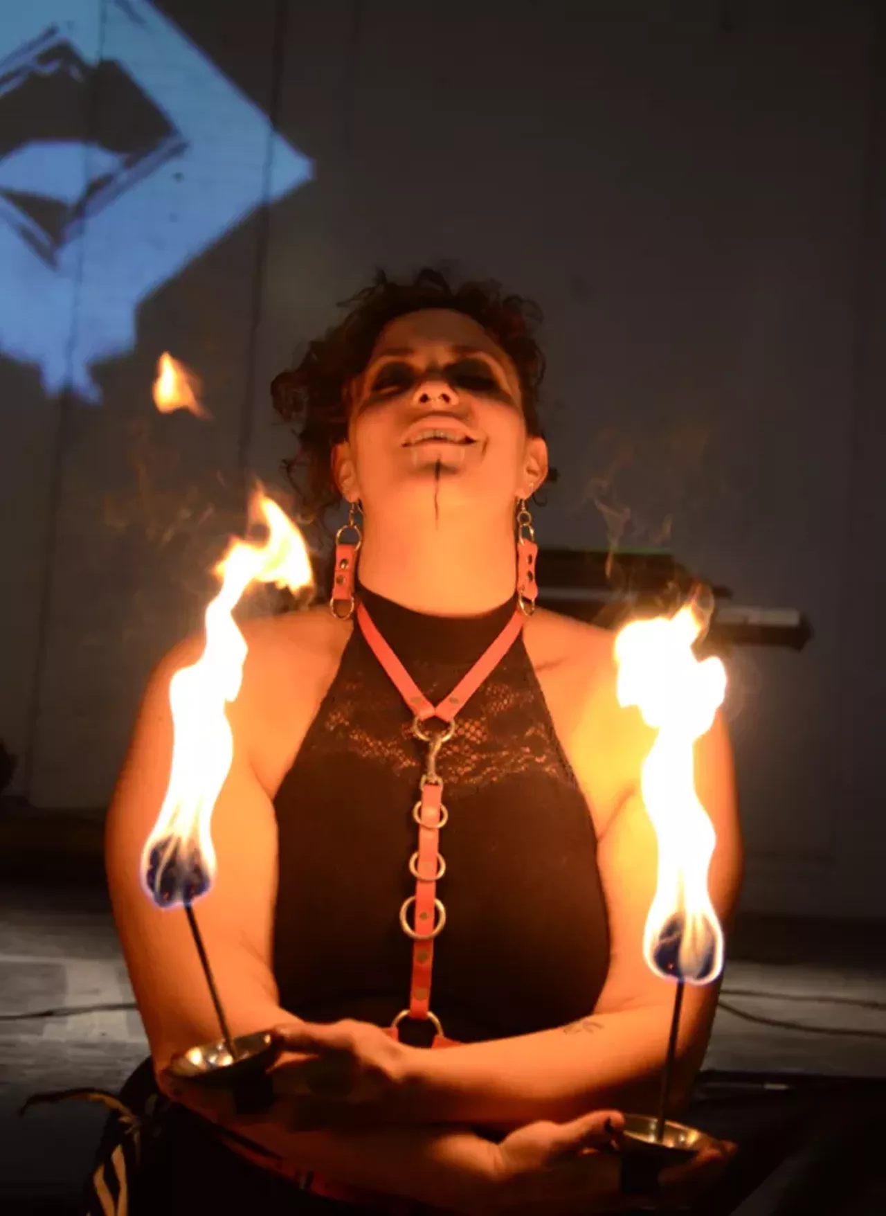 Image: All the apocalyptic cosplayers we saw at the 'Mad Max'-themed party at Tangent Gallery