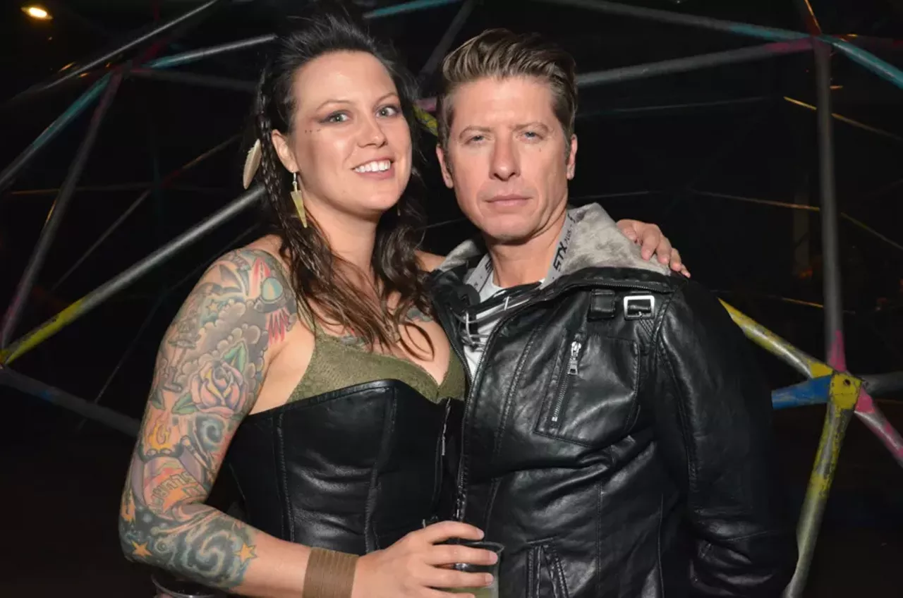 Image: All the apocalyptic cosplayers we saw at the 'Mad Max'-themed party at Tangent Gallery