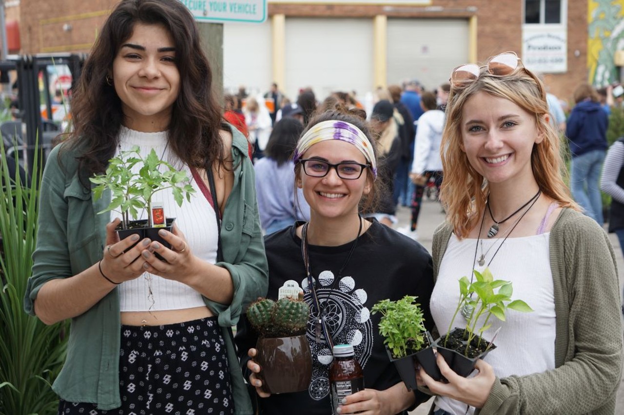All the beautiful flowers and people we saw at Eastern Market's Flower Day