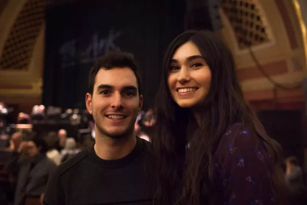 Image: All the beautiful folks we saw at night one of the Ann Arbor Folk Festival