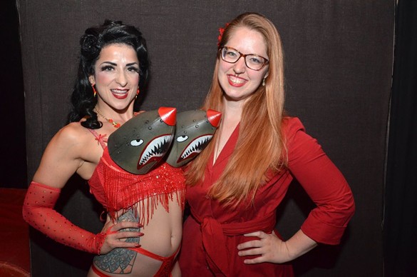 All the beautiful nerds we saw at the Nerdlesque show