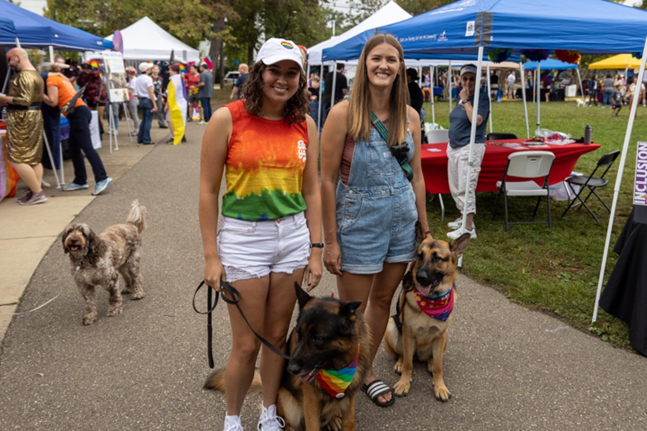 All the beautiful people we saw at Ann Arbor Pride