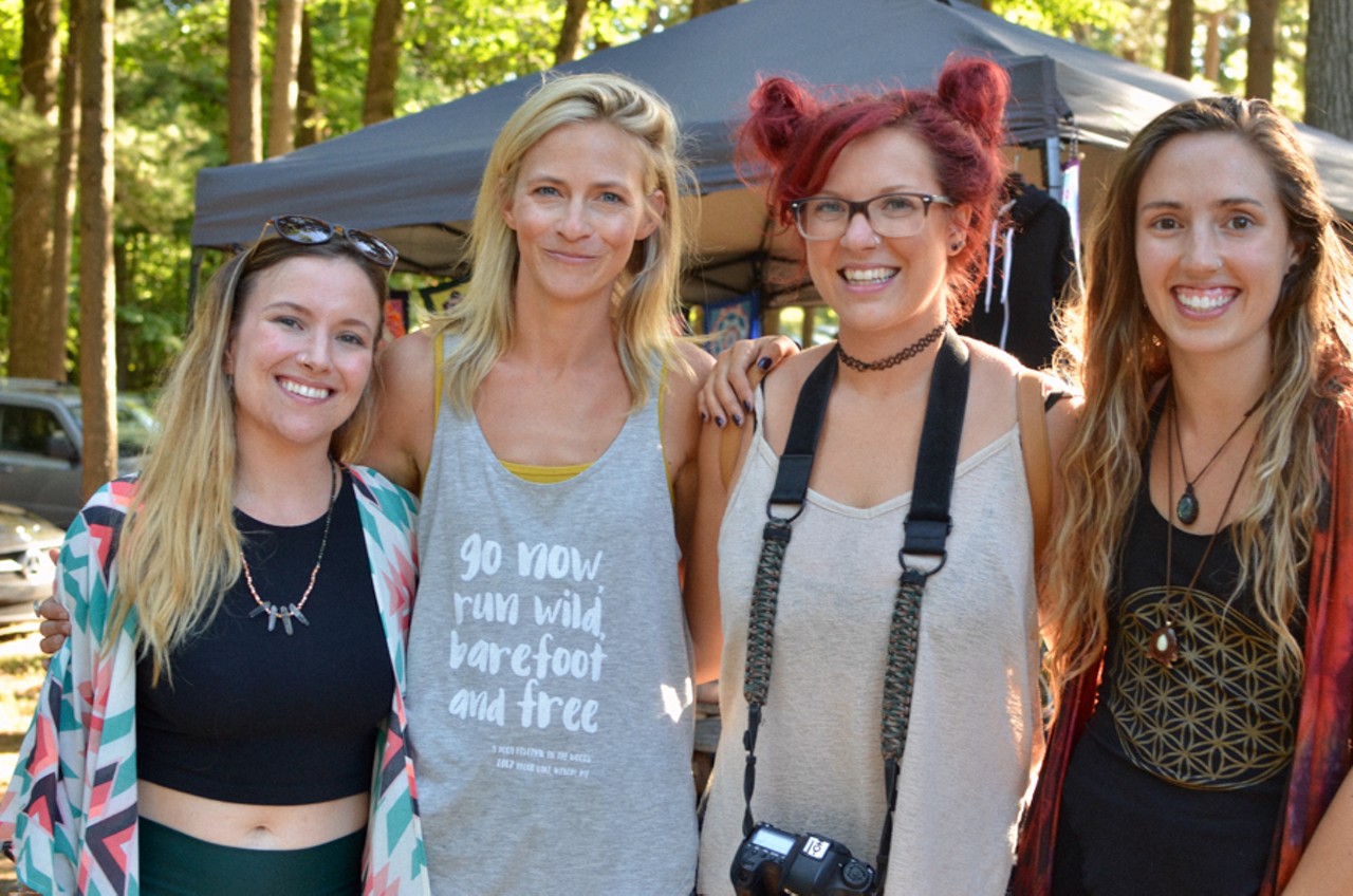 All the beautiful people we saw at Barefoot and Free Yoga @ Proud Lake