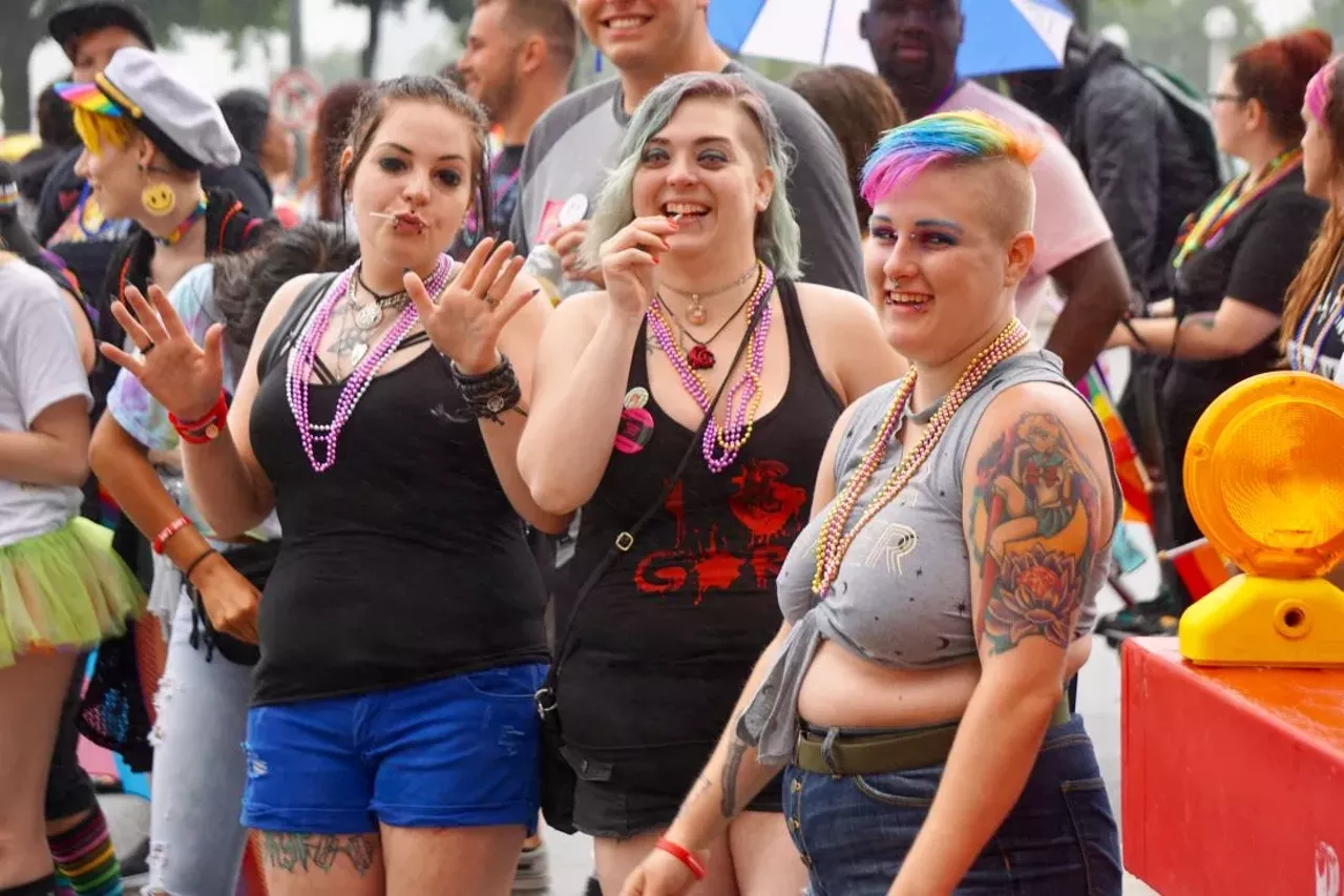 Image: All the beautiful people we saw at day 2 of Motor City Pride