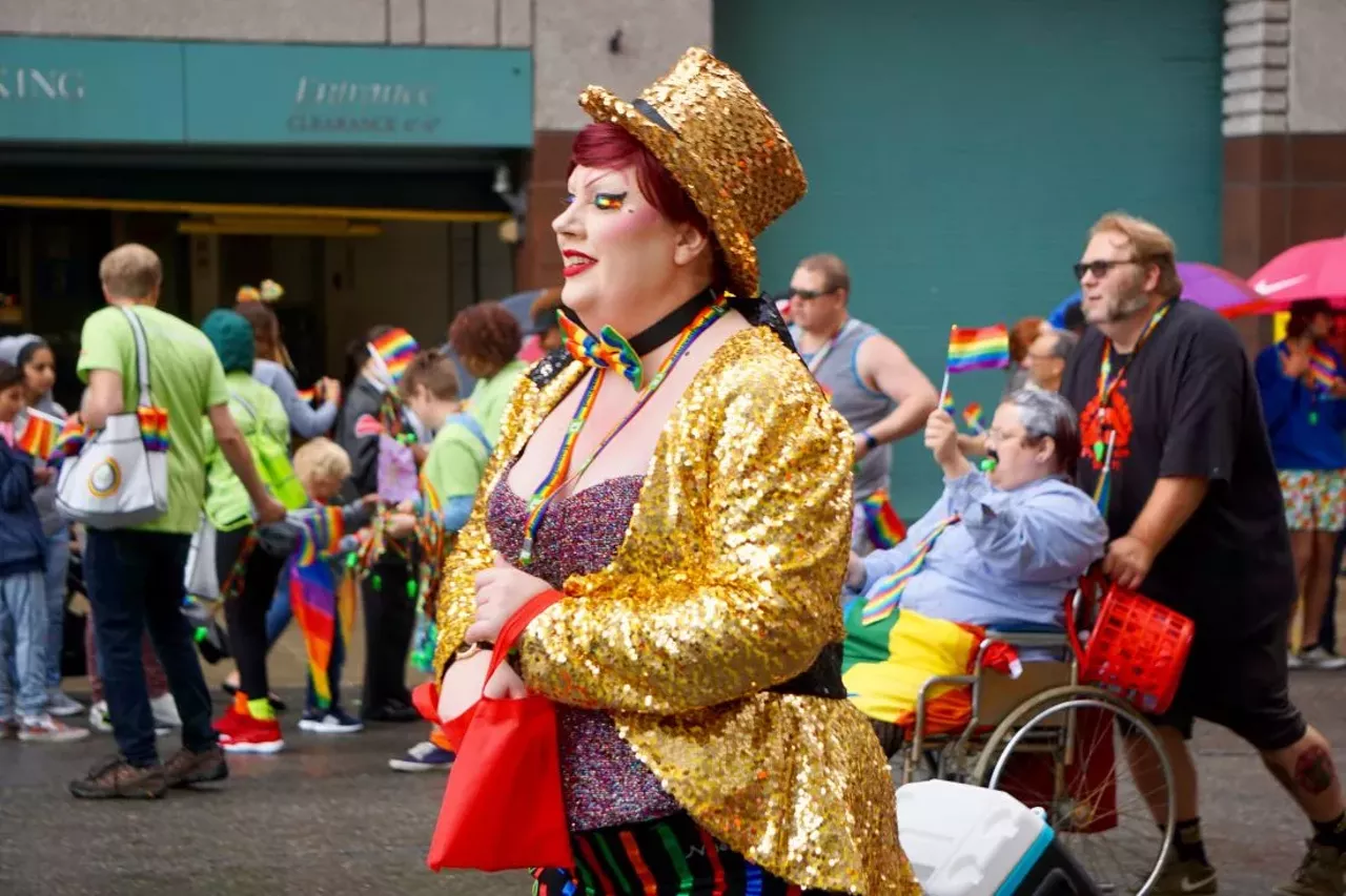 Image: All the beautiful people we saw at day 2 of Motor City Pride