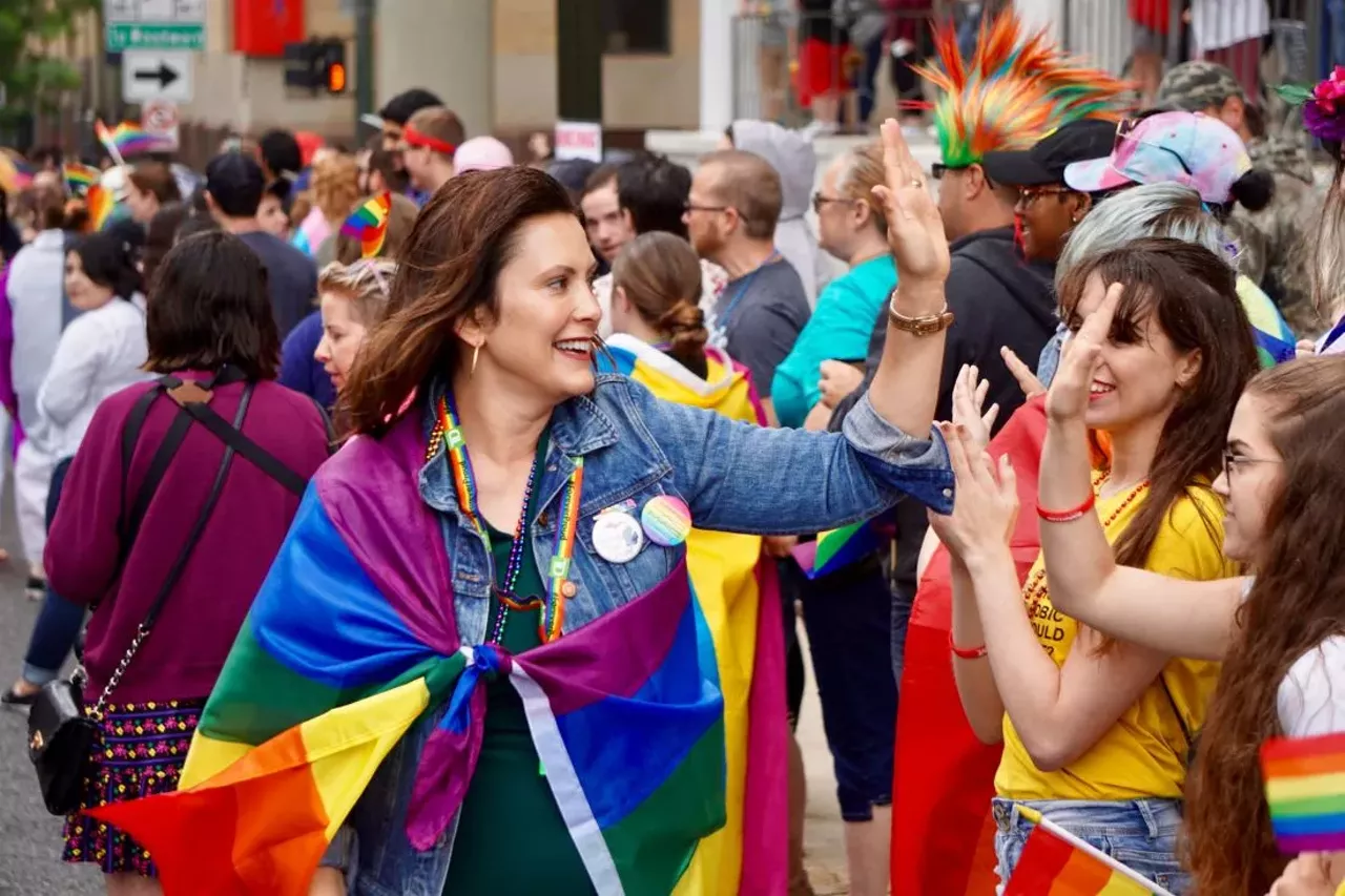 Image: All the beautiful people we saw at day 2 of Motor City Pride