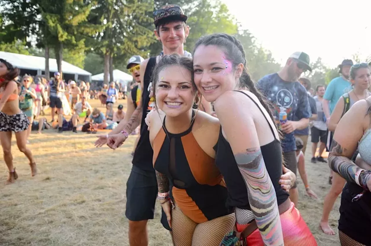 Image: All the beautiful people we saw at day 7 of Electric Forest