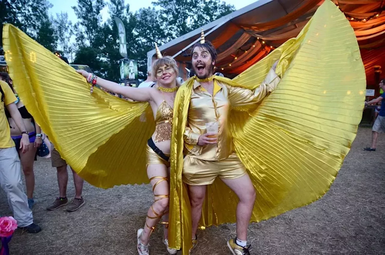 Image: All the beautiful people we saw at day 7 of Electric Forest