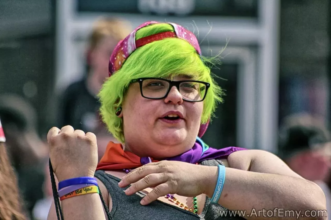 Image: All the beautiful people we saw at Ferndale Pride