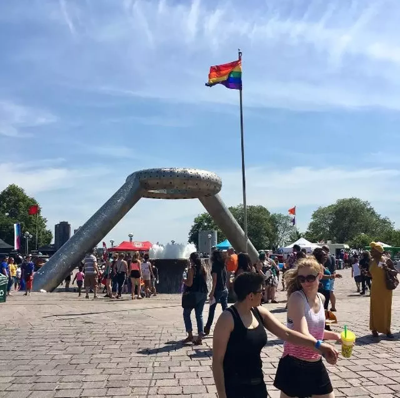 Image: All the beautiful people we saw at Motor City Pride