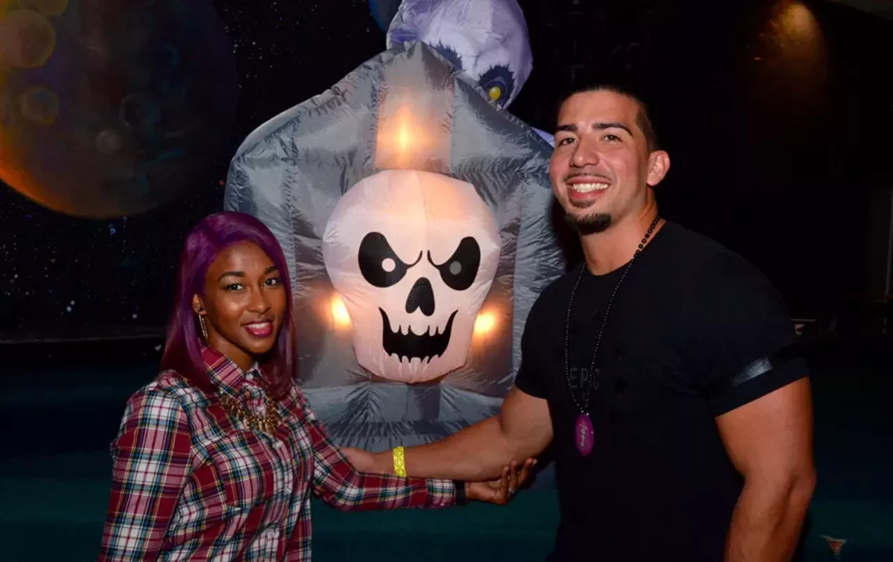 Image: All the beautiful people we saw at the Day of the Dead Kickoff @ Skateland West
