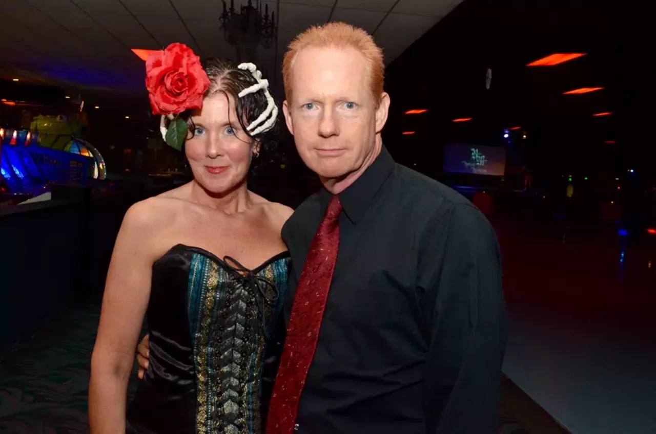 Image: All the beautiful people we saw at the Day of the Dead Kickoff @ Skateland West