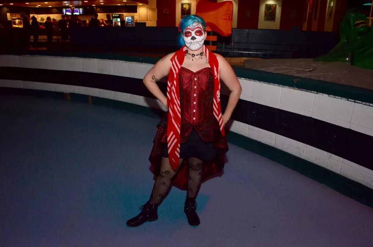 Image: All the beautiful people we saw at the Day of the Dead Kickoff @ Skateland West