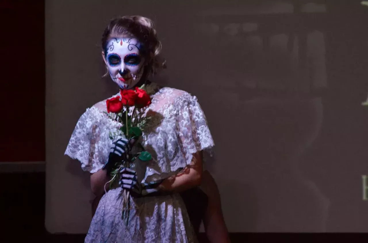 Image: All the beautiful people we saw at the Day of the Dead Kickoff @ Skateland West