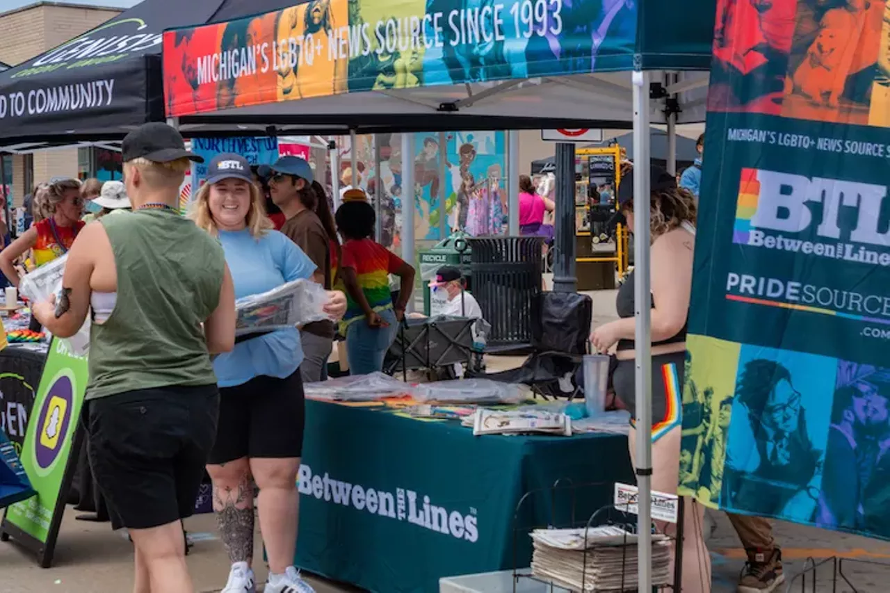 Image: All the beautiful people we saw celebrating at Ferndale Pride
