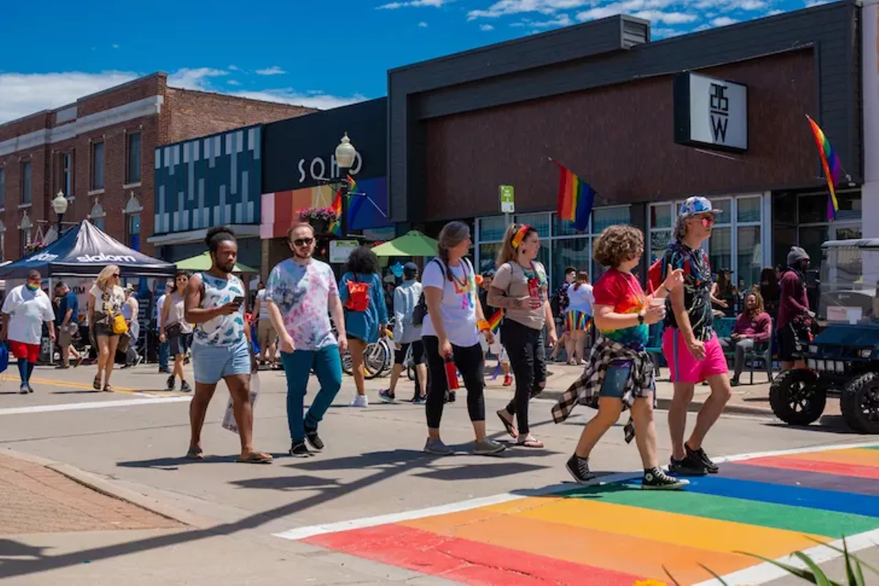 Image: All the beautiful people we saw celebrating at Ferndale Pride