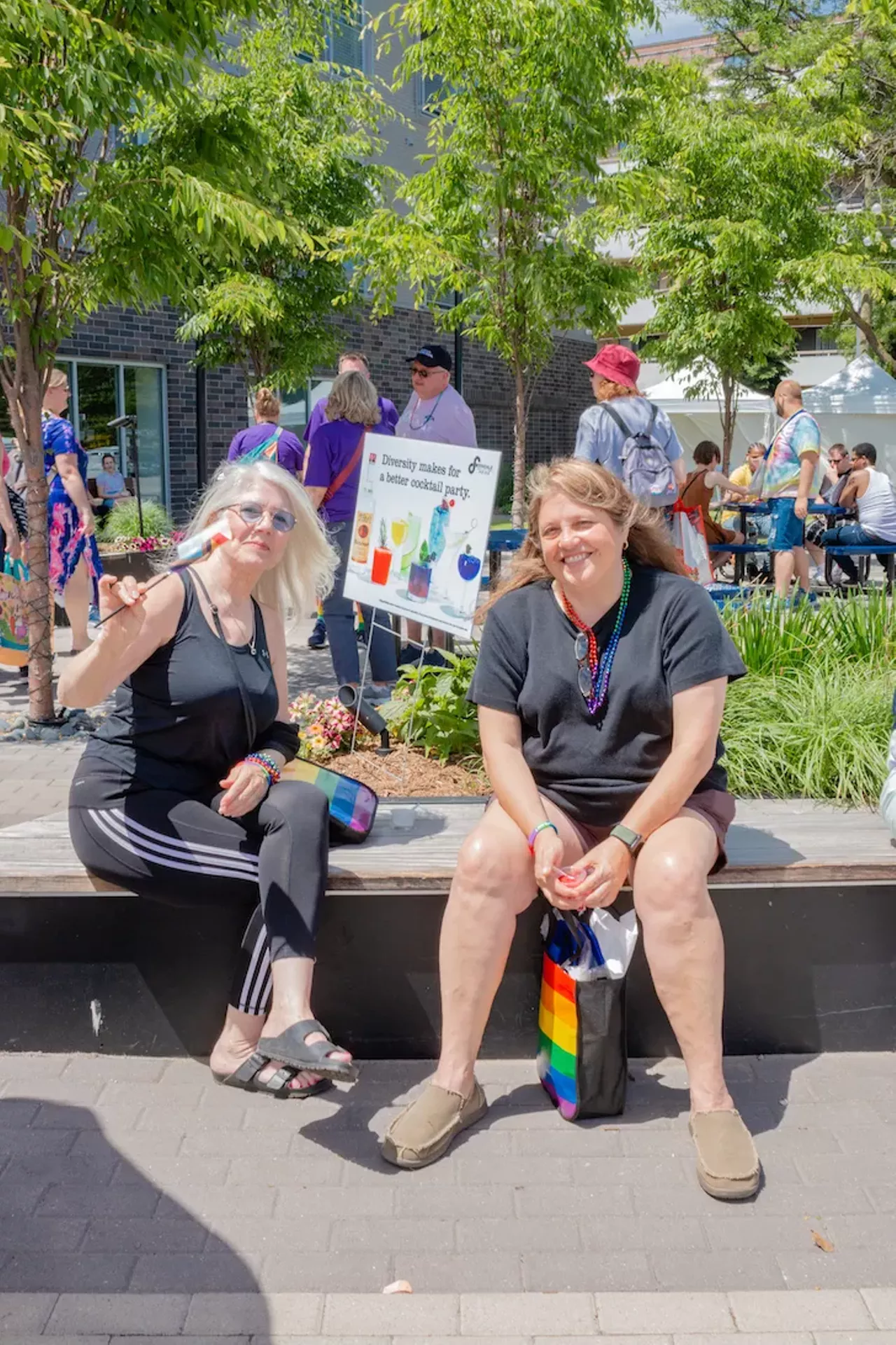 Image: All the beautiful people we saw celebrating at Ferndale Pride