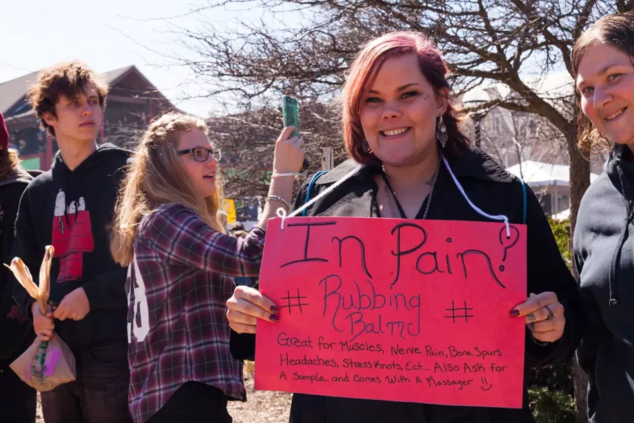 Image: All the beautiful stoners we saw at Hash Bash 2017