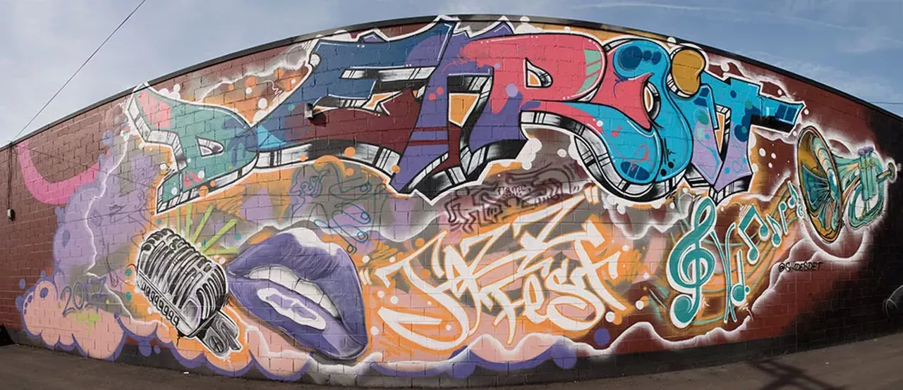 Image: All the completed murals from Murals in the Market 2017