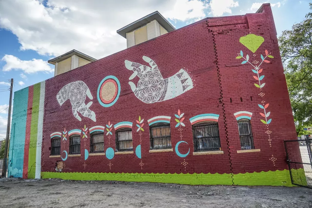 Image: All the completed murals from Murals in the Market 2017