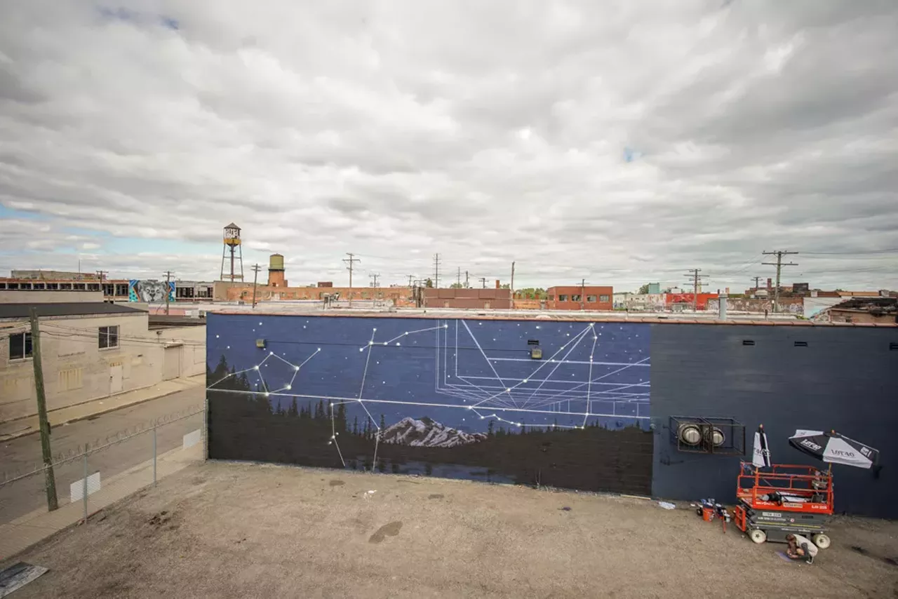 Image: All the completed murals from Murals in the Market 2017