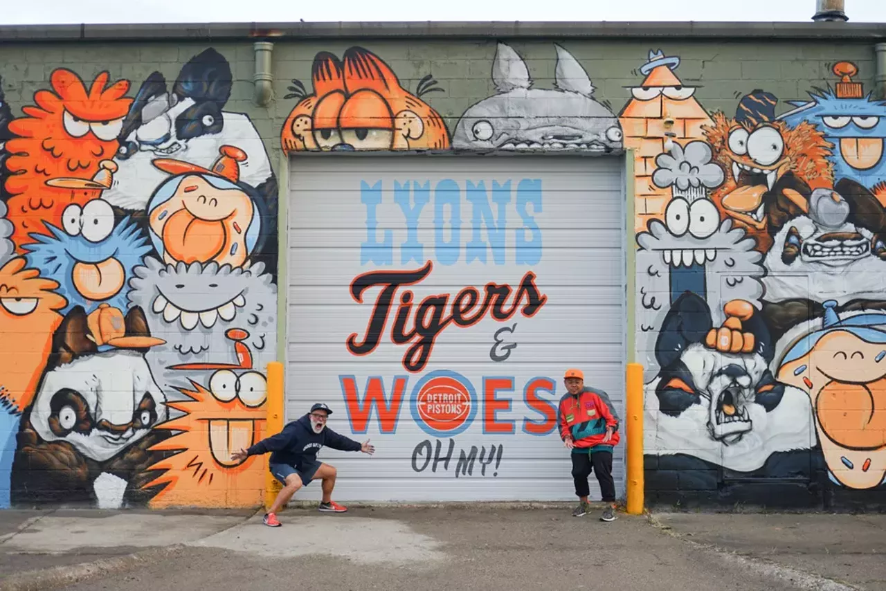 Image: All the completed murals from Murals in the Market 2017
