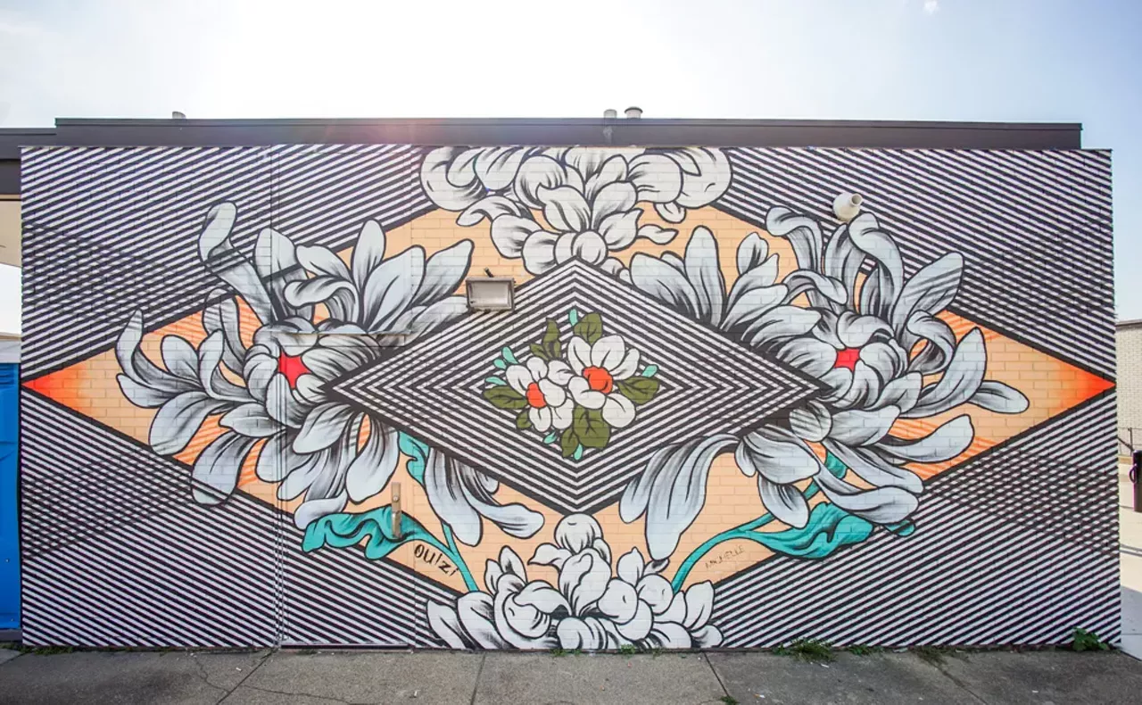 Image: All the completed murals from Murals in the Market 2017