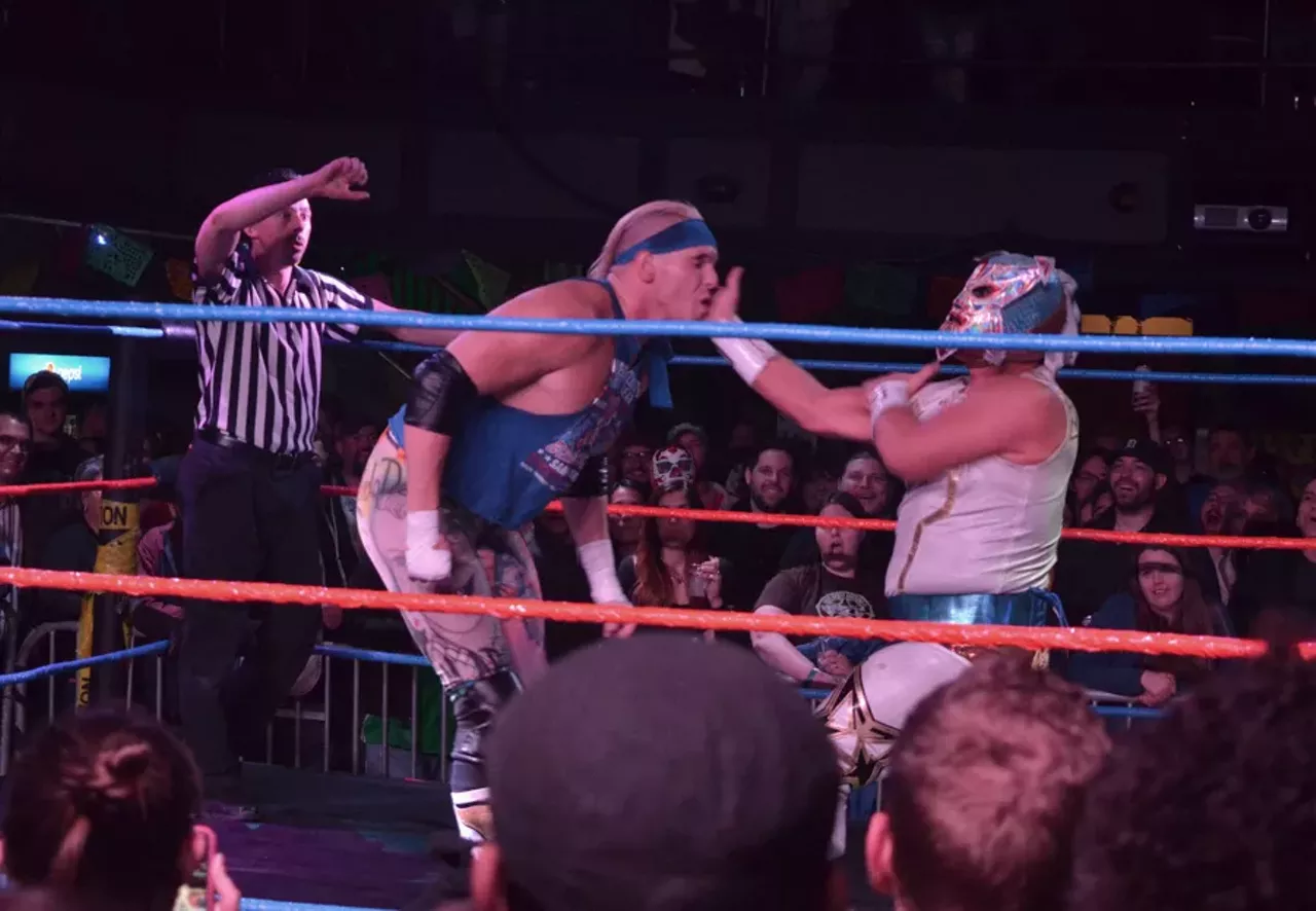 Image: All the crazy people we saw at Ooh La La Lucha @ St. Andrews Hall