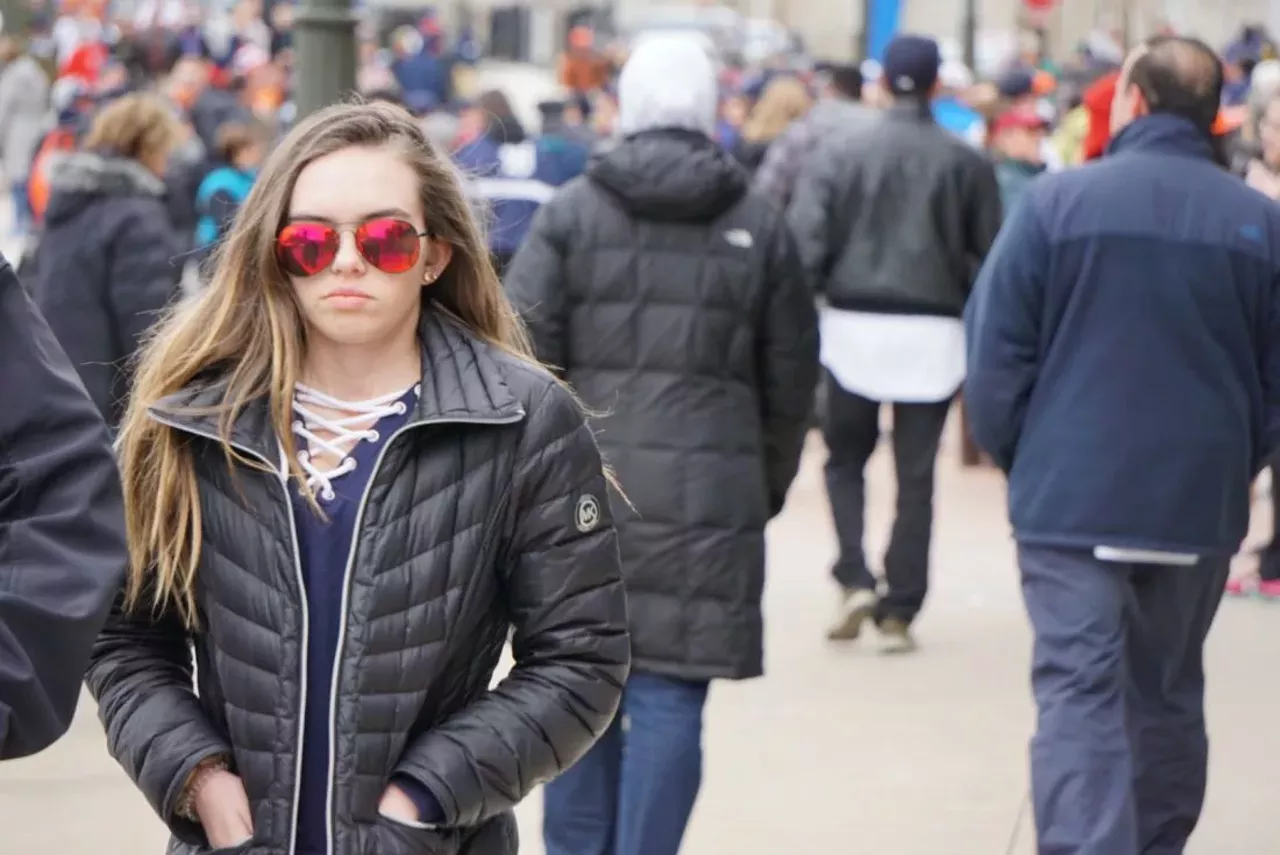 Image: All the Detroit Tigers fans we saw at Opening Day