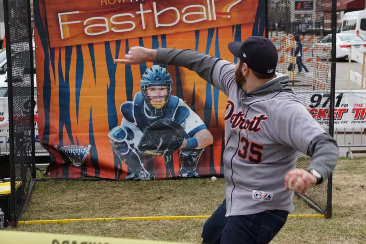 Image: All the Detroit Tigers fans we saw at Opening Day