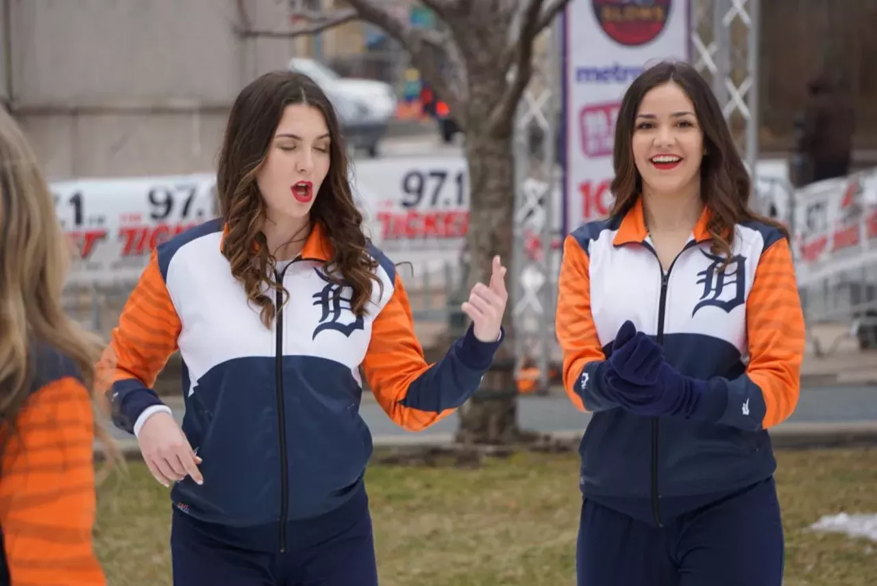 Image: All the Detroit Tigers fans we saw at Opening Day