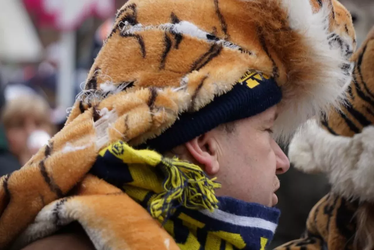 Image: All the Detroit Tigers fans we saw at Opening Day