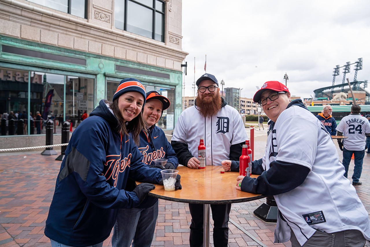 All the Detroit Tigers fans we saw celebrating Opening Day 2022