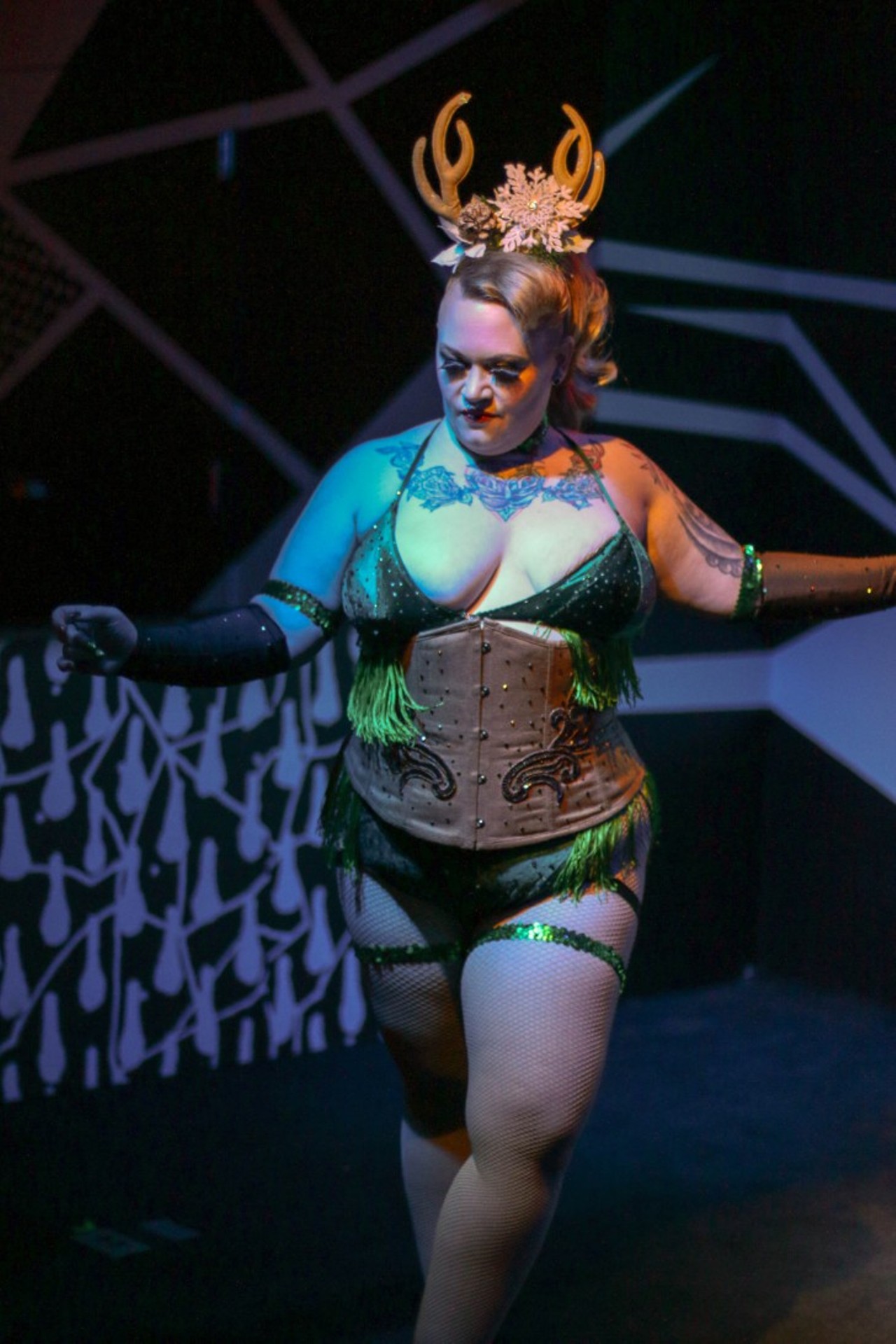 All the Dizzy Dames we saw at 'O' Christmas Tease' at Detroit's Deluxx Fluxx