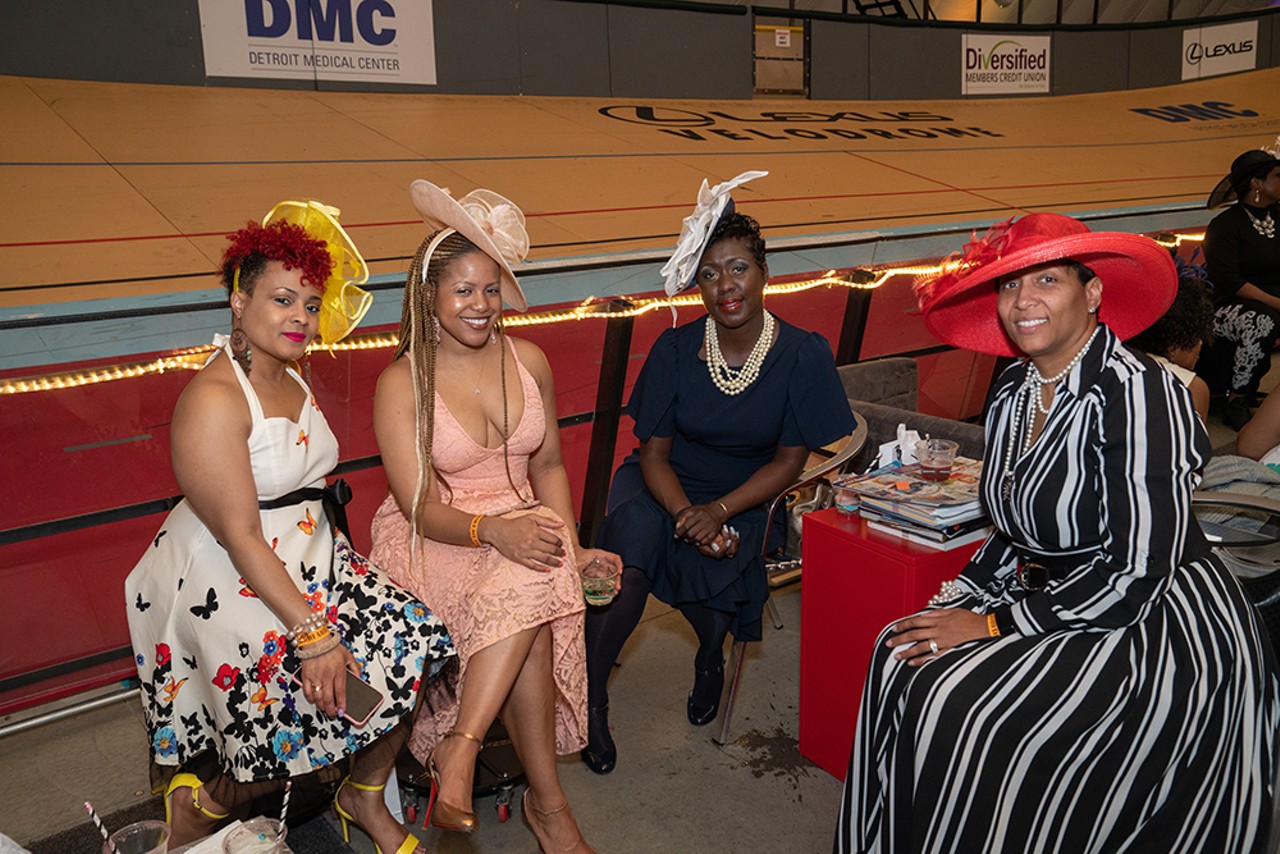 All the fashionable people we saw at Derby D&eacute;troit at the Lexus Velodrome