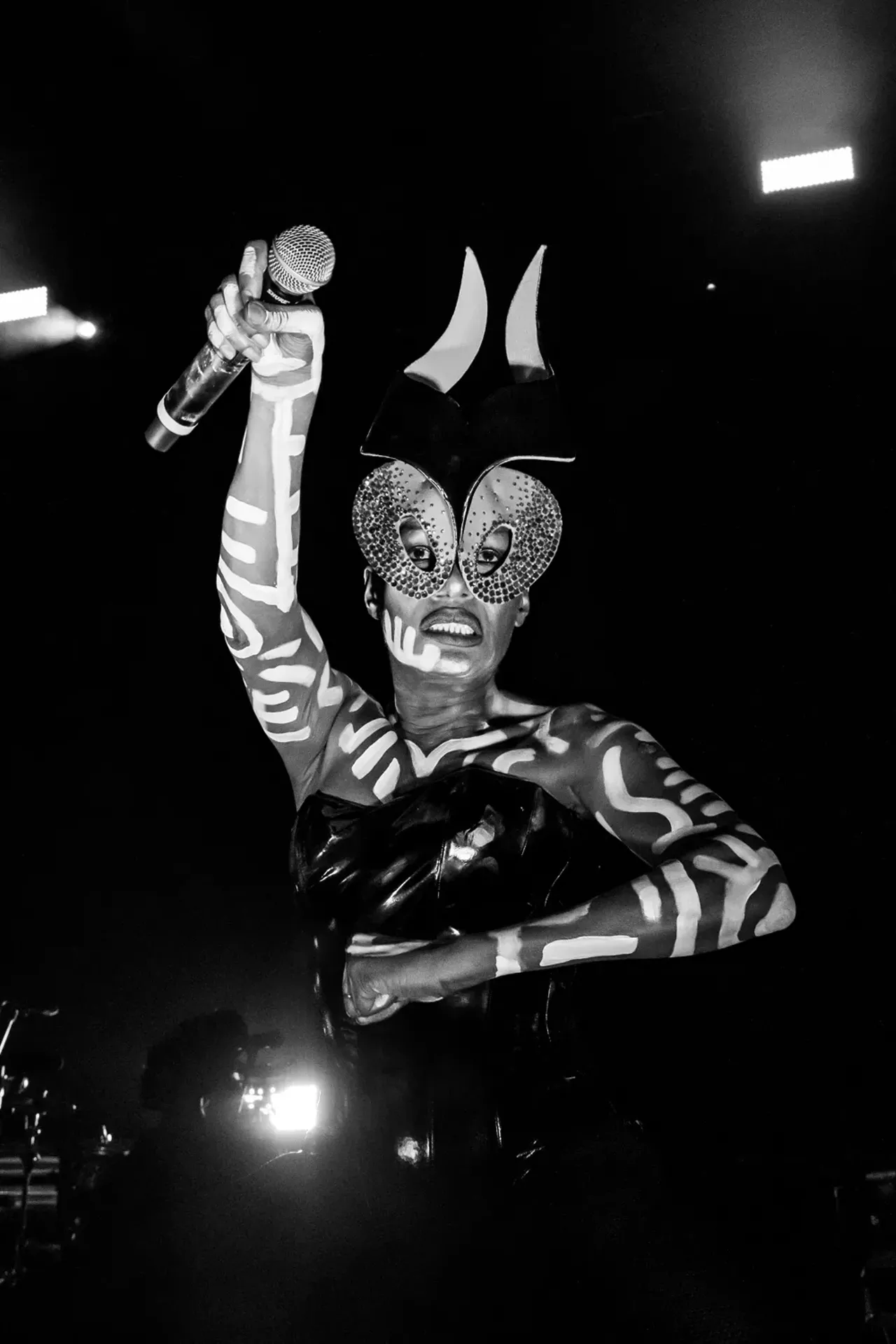 Image: All the fierce looks served at Grace Jones' show at Detroit's Masonic Temple