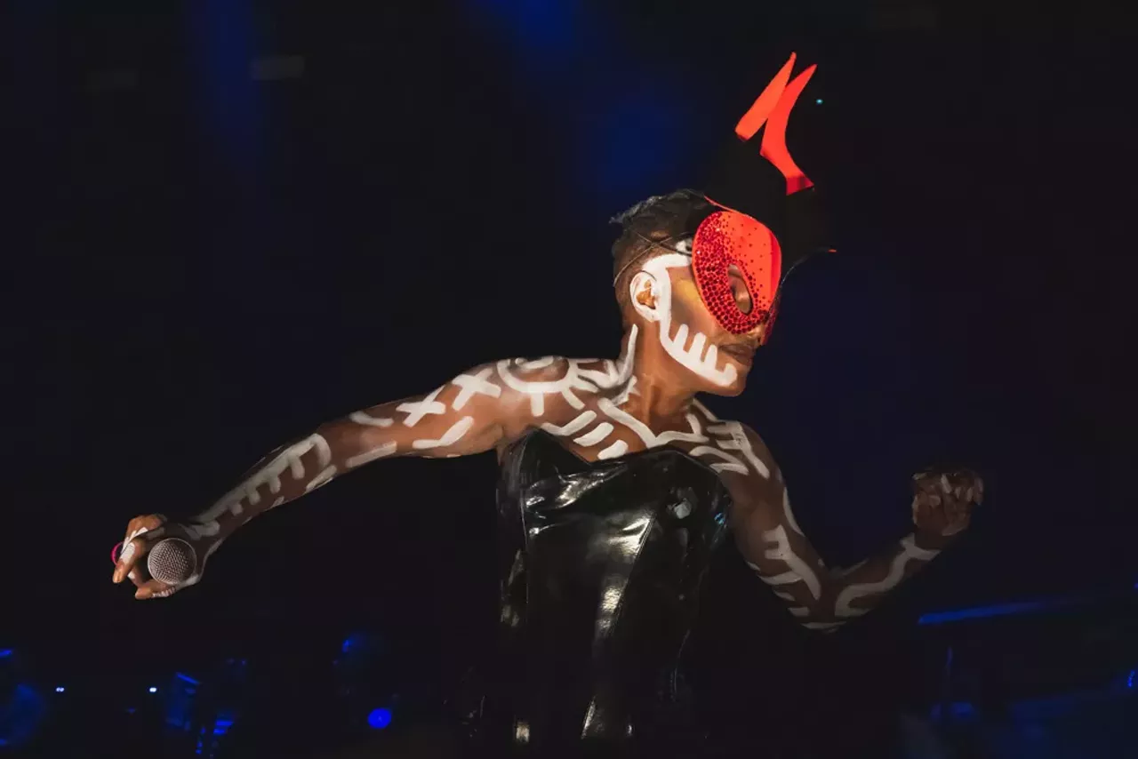 Image: All the fierce looks served at Grace Jones' show at Detroit's Masonic Temple