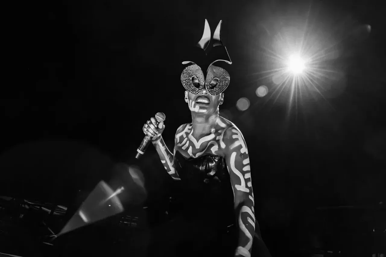 Image: All the fierce looks served at Grace Jones' show at Detroit's Masonic Temple