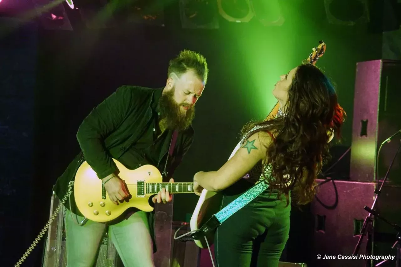 Image: All the friends we saw at the Detroit Blues Society at Token Lounge