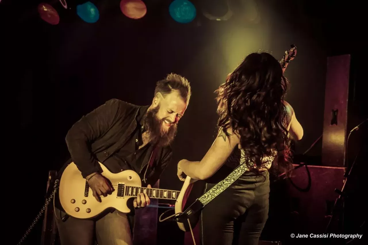 Image: All the friends we saw at the Detroit Blues Society at Token Lounge