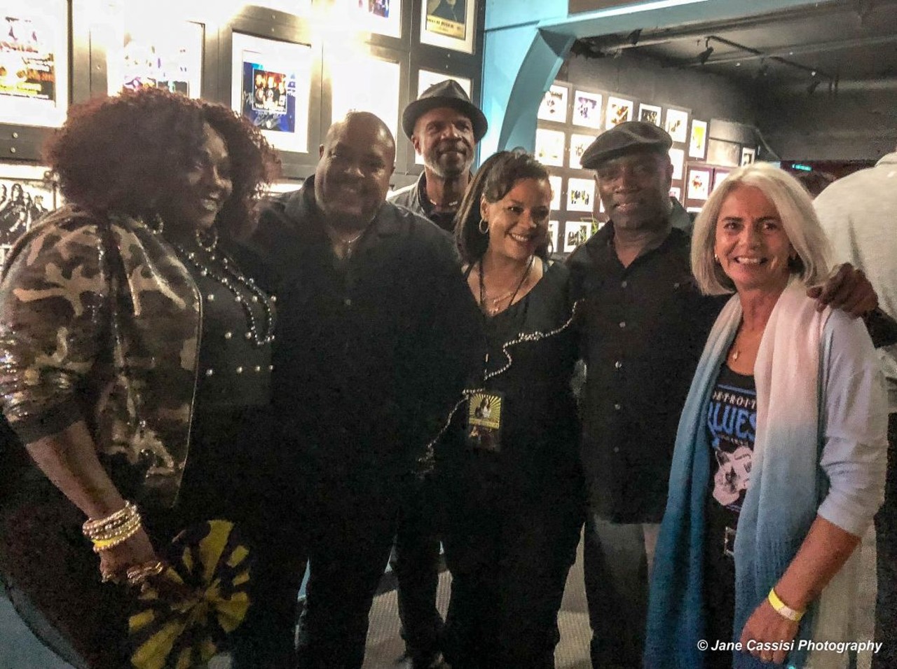 All the friends we saw at the Detroit Blues Society at Token Lounge