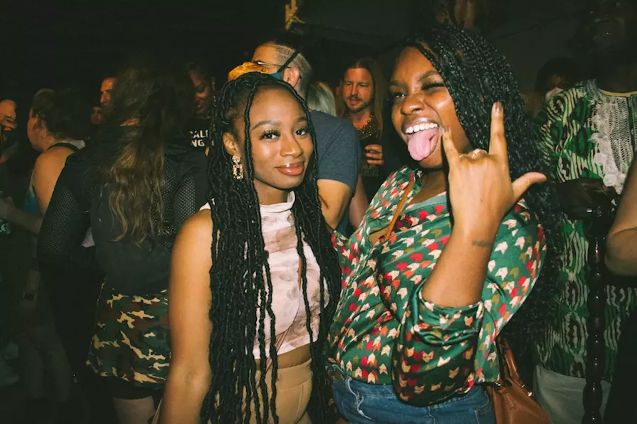 Image: All the funky people we saw at the Roots and Slum Village at the Russell Industrial Center