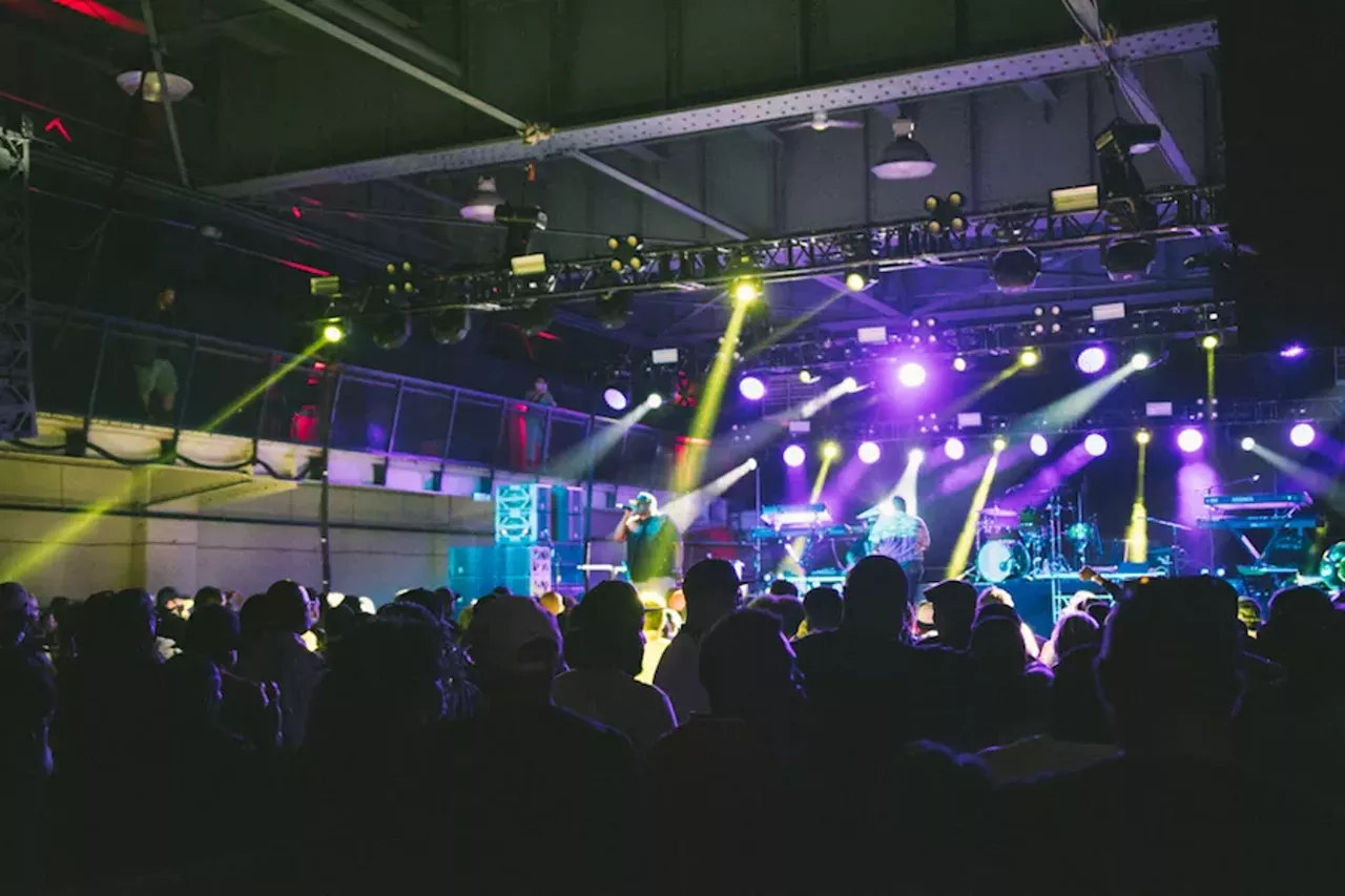 Image: All the funky people we saw at the Roots and Slum Village at the Russell Industrial Center