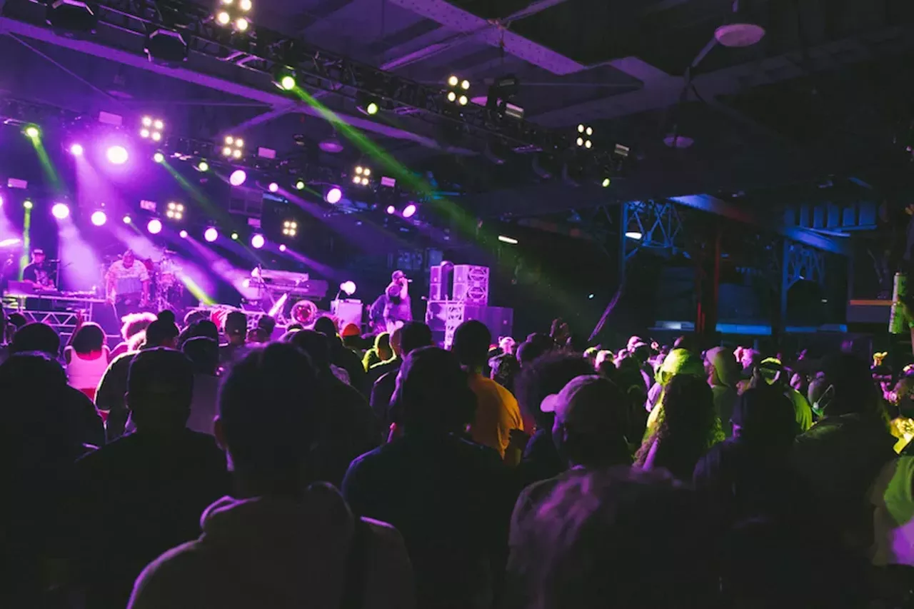 Image: All the funky people we saw at the Roots and Slum Village at the Russell Industrial Center