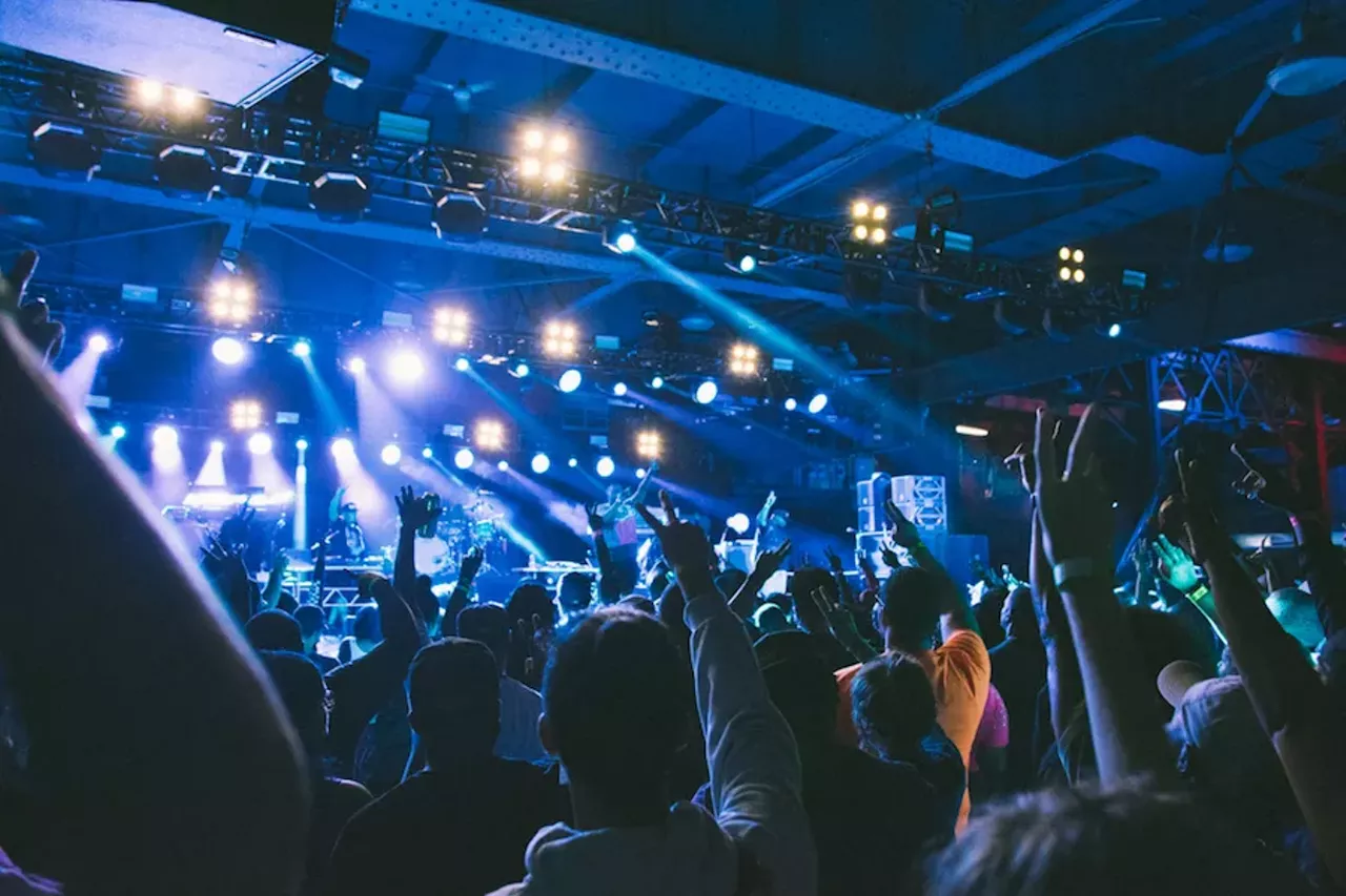 Image: All the funky people we saw at the Roots and Slum Village at the Russell Industrial Center