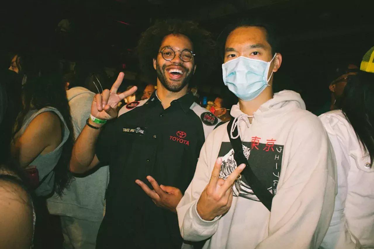 Image: All the funky people we saw at the Roots and Slum Village at the Russell Industrial Center
